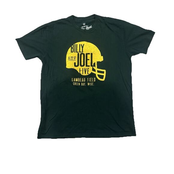 Billy Joel Official Merch Concert T, Live At Lambeau Field Green Bay 2017 Xl - Picture 1 of 5